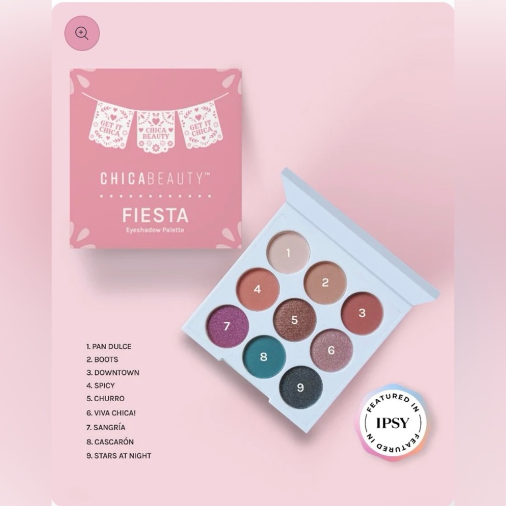 NWT Fiesta mini 9 eyeshadow palette